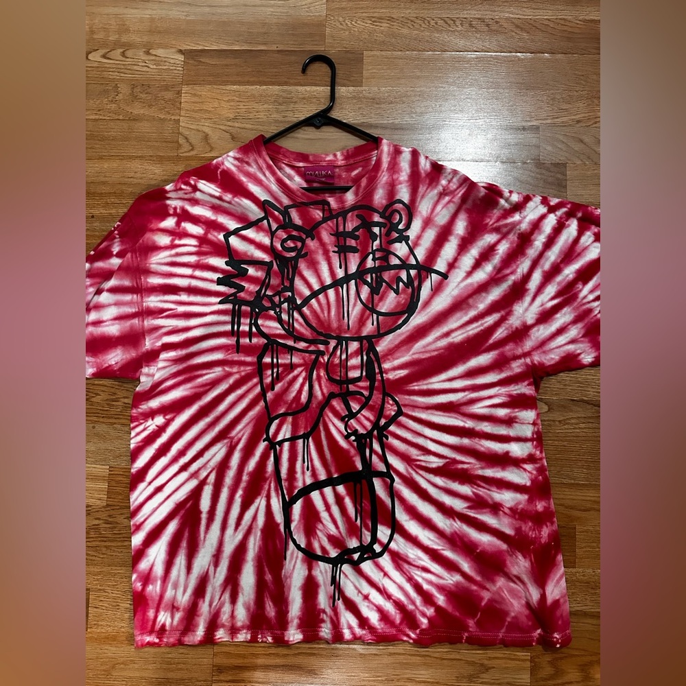 Mishka Red Tie-Dye Tee